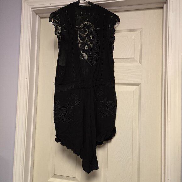 Spell & the Gypsy Collective Isla Bonita Romper, Black, S, EUC - Picture 6 of 9